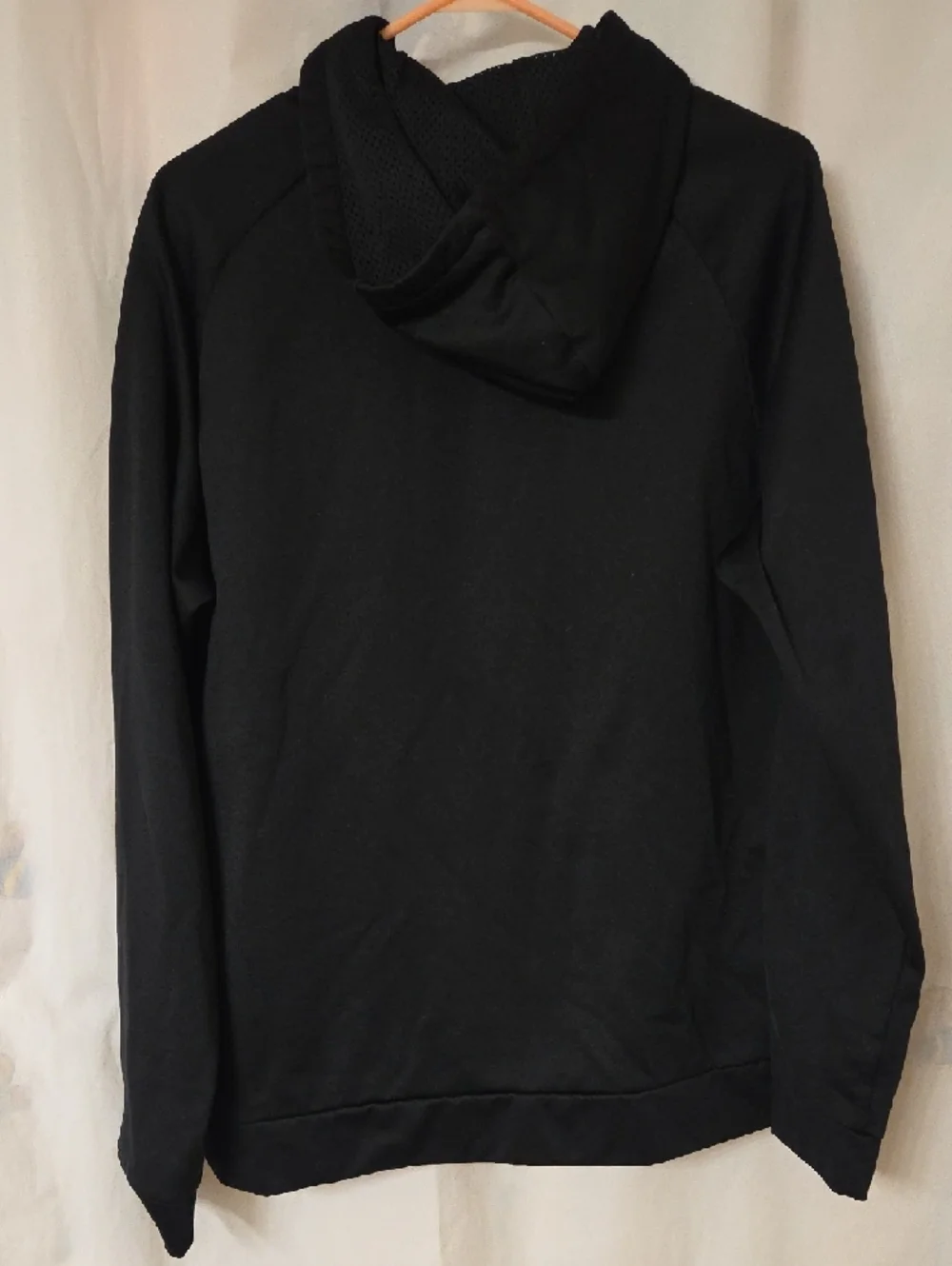 Nike Black Men's Pullover Hoodie with Reflective Swoosh - Picture 2 of 5